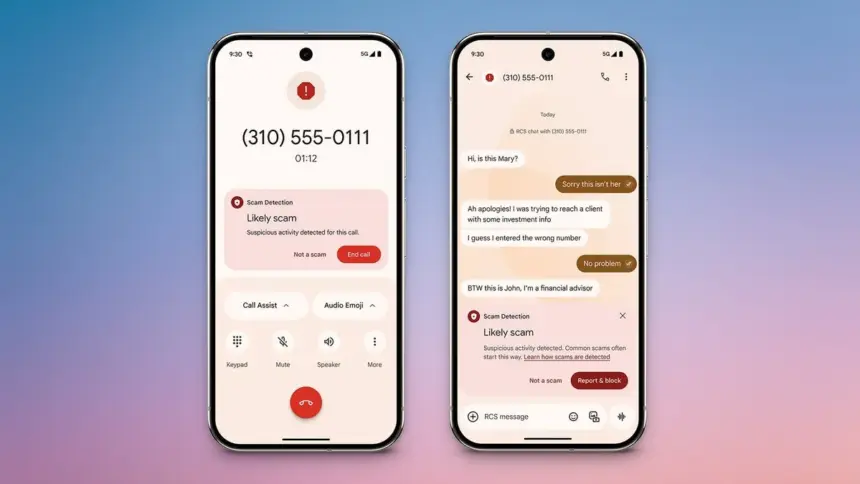 google scam detector in social apps