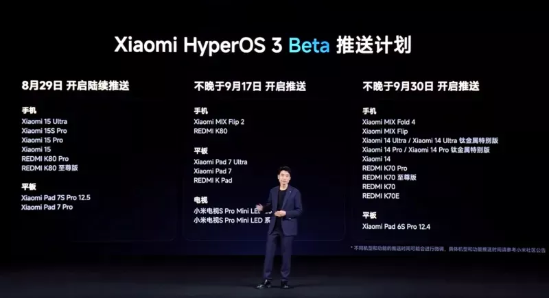 Xiaomi HyperOS 3.0 new features and improvements 8 hyperos 3 relase calendar