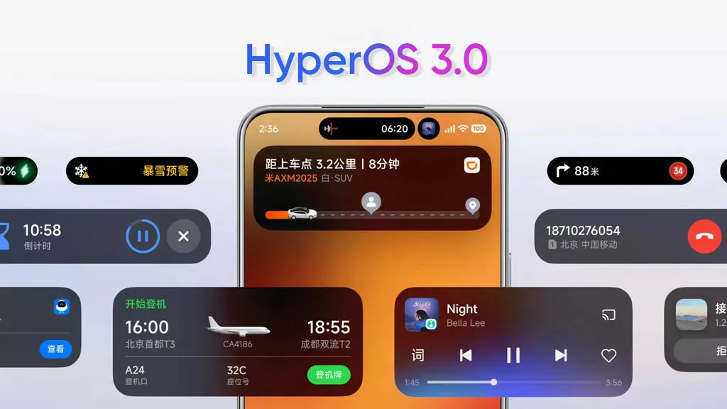 Xiaomi HyperOS 3.0 new features and improvements 4 super island