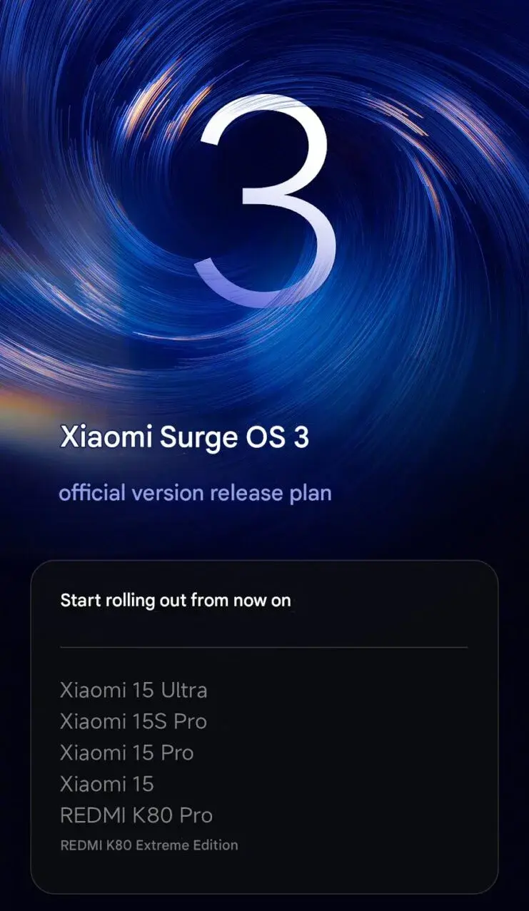 Stable HyperOS 3 update now available for 6 Xiaomi phones 1 hyperos 3 update
