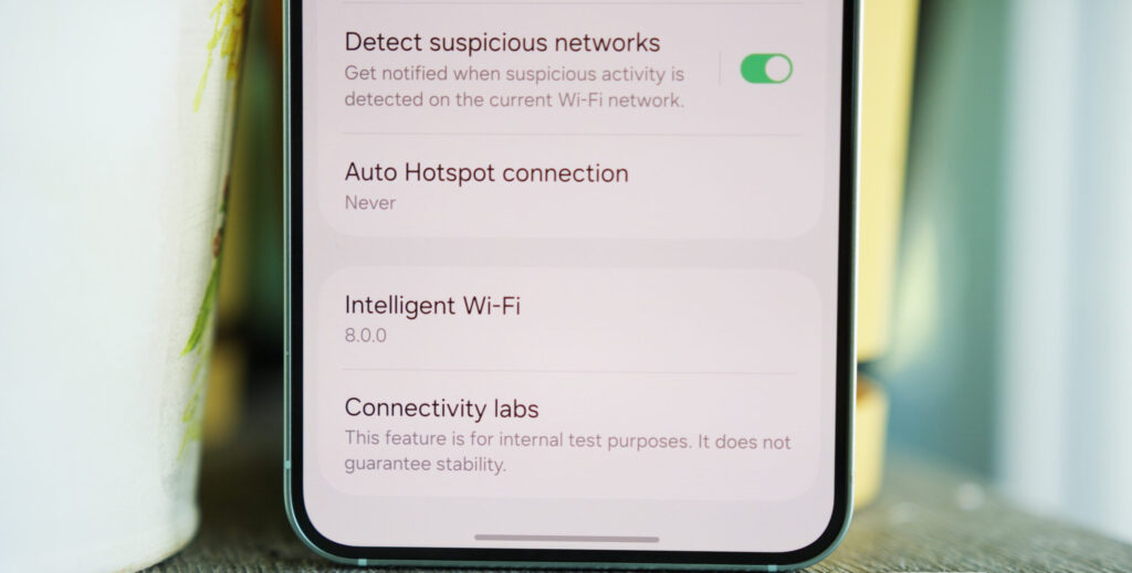 How to access the hidden Wi-Fi menu on your Samsung phone 2 samsung Intelligent Wi-Fi settings