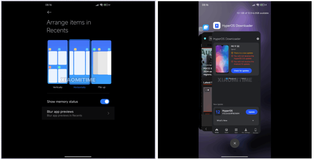 Xiaomi’s HyperOS 3.1 update introduces iOS-like recent apps view 3 xiaomi hyperos 3.1 stacked recent interface