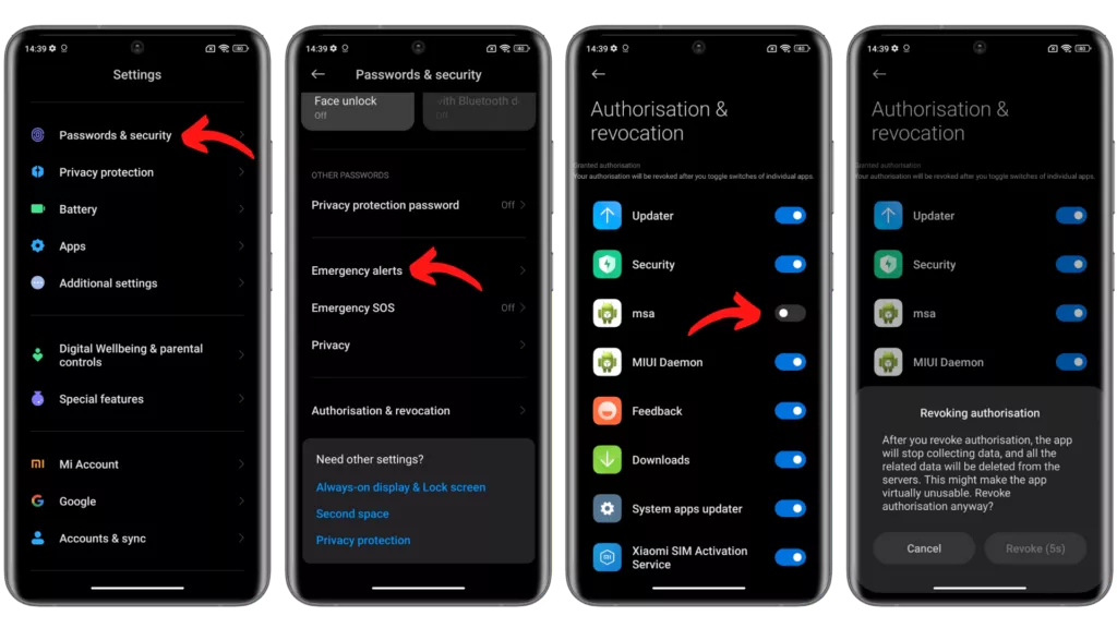 8 proven tips to speed up your Xiaomi device 4 xiaomi hyperos disable system ads MSA