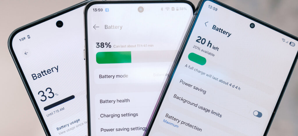 Battery Life improvement checklist on an Android phone