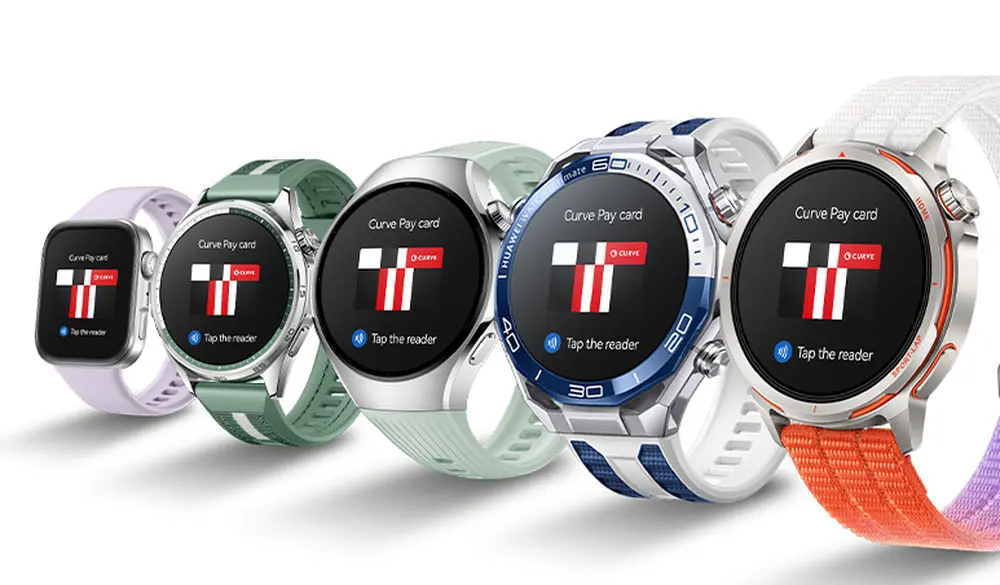 huawei smartwatch with curve pay