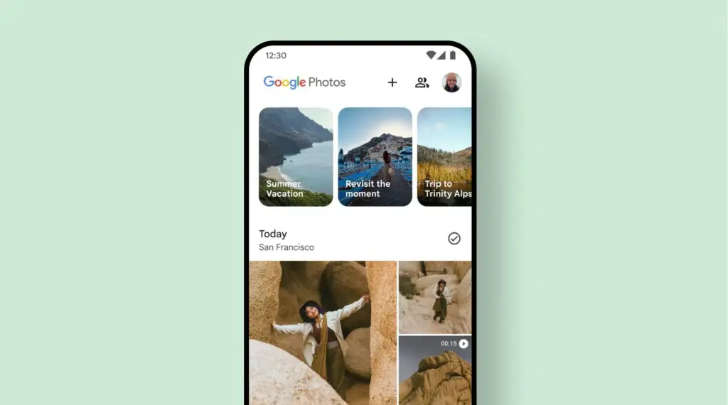 Google Photos Adds AI Touch-Ups