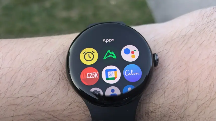 google pixel watch 3 on hand
