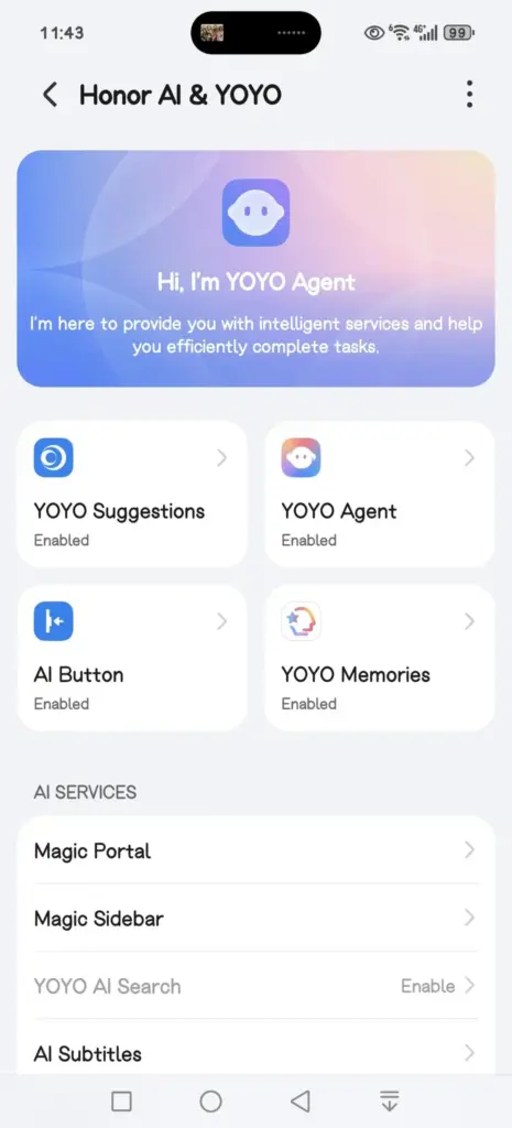 honor yoyo ai