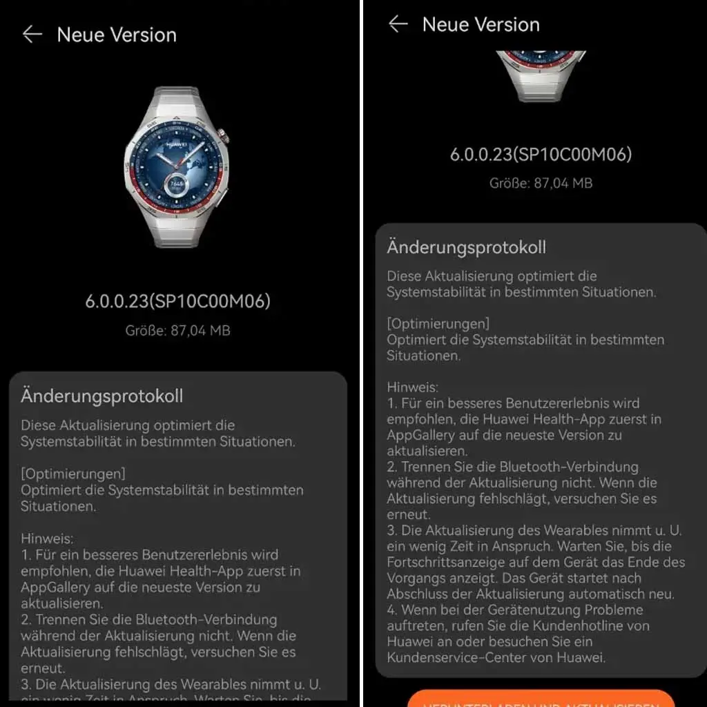 Huawei Rolls Out New Optimization Update for Watch GT 5 Pro Global Units 12 Huawei Rolls Out New Optimization Update for Watch GT 5 Pro Global Units