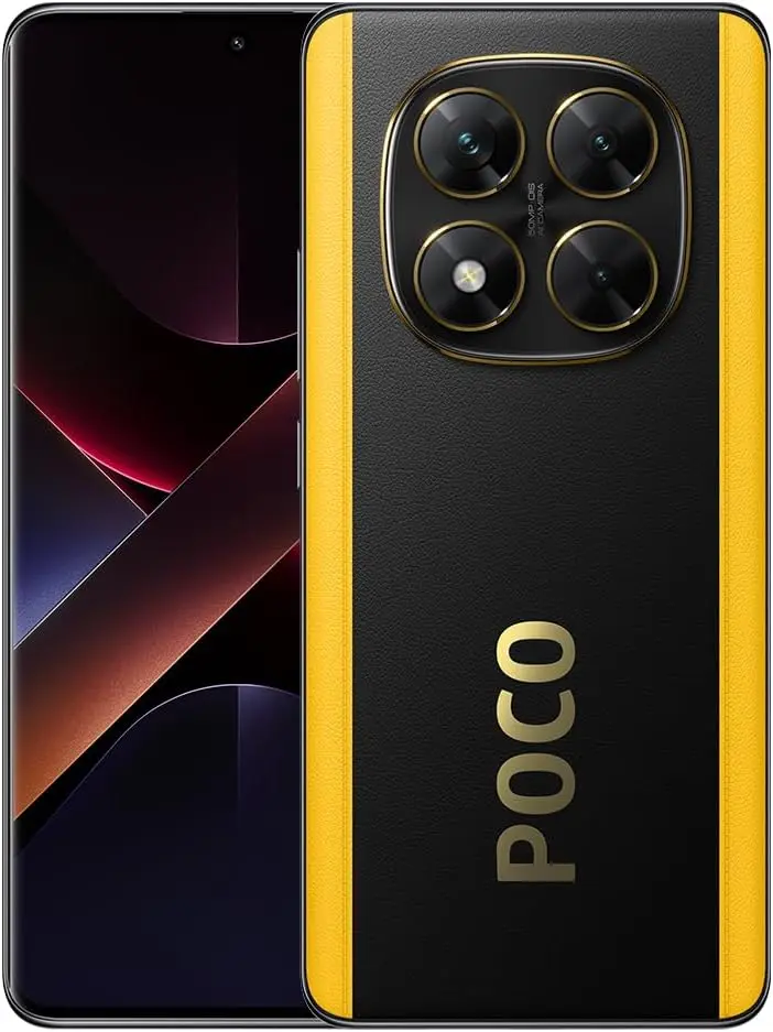 poco x7 black and yellow