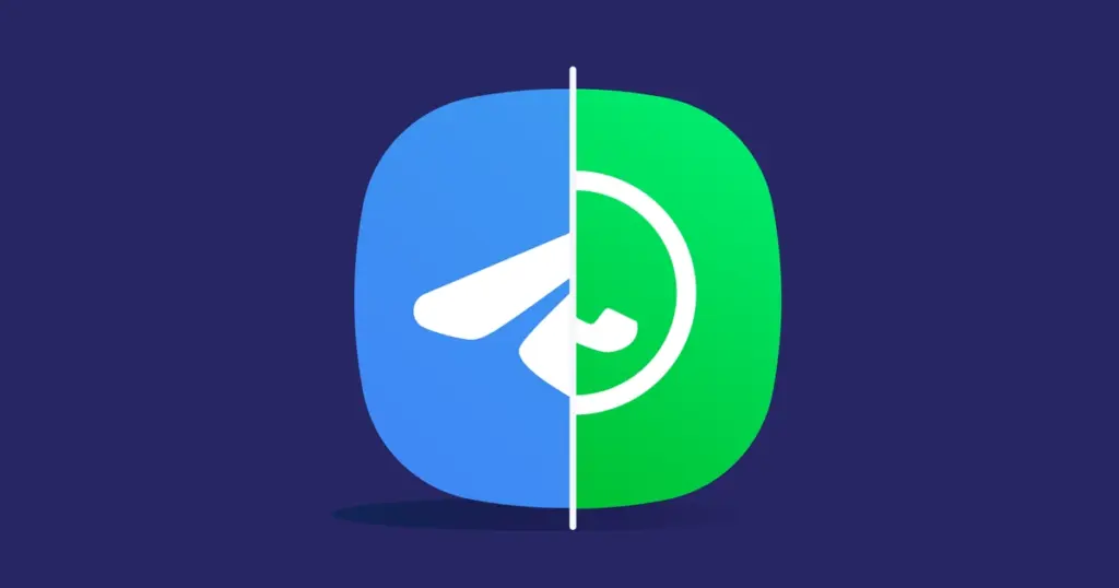 whatsapp and telegram getting familiar with each 1