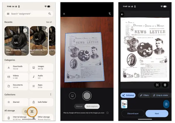google driver scan to pdf